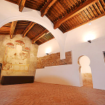 Imagen del interior de la Mezquita de Tórtoles, declarada bien catalogado del patrimonio aragonés.
