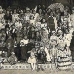 Celebración del Carnaval en Tarazona en los años 20 (foto:archivo de Javier Bona).