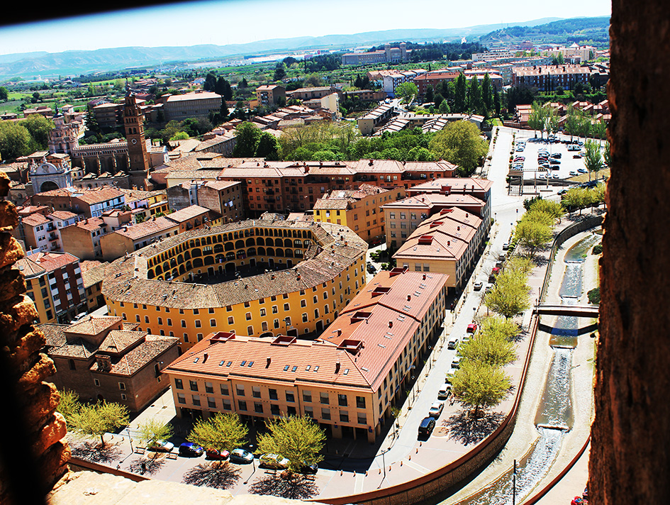 Vistas de Tarazona desde la Torre de la Magdalena.