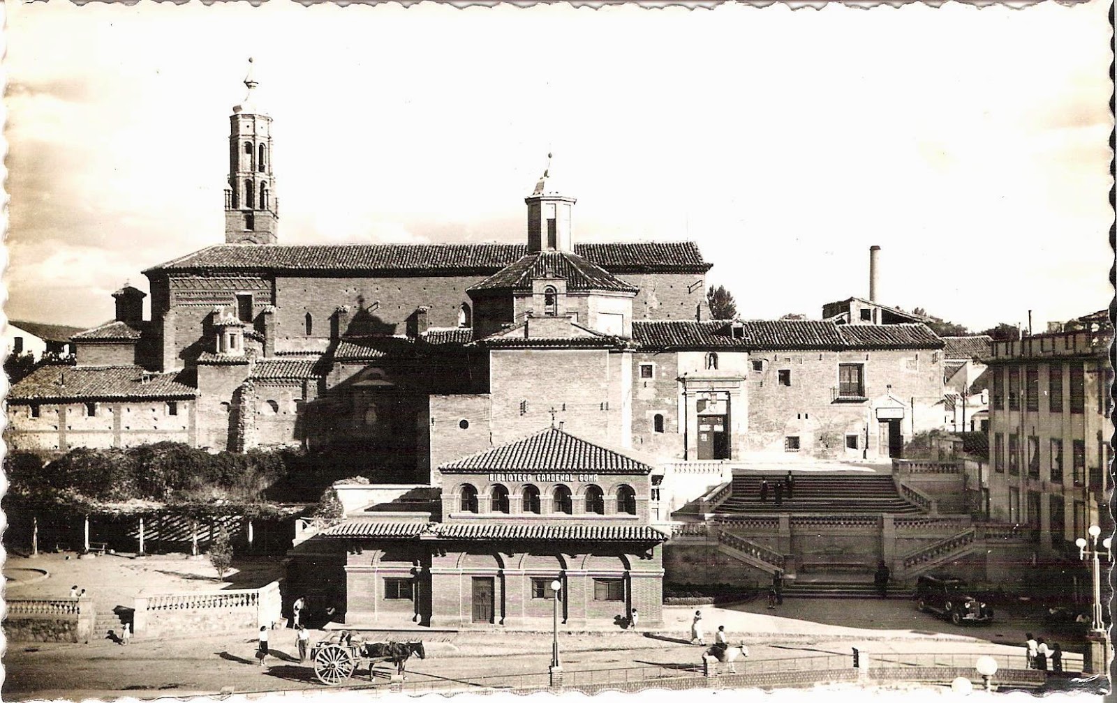 Imagen antigua de la Iglesia de San Francisco de Asís de Tarazona.